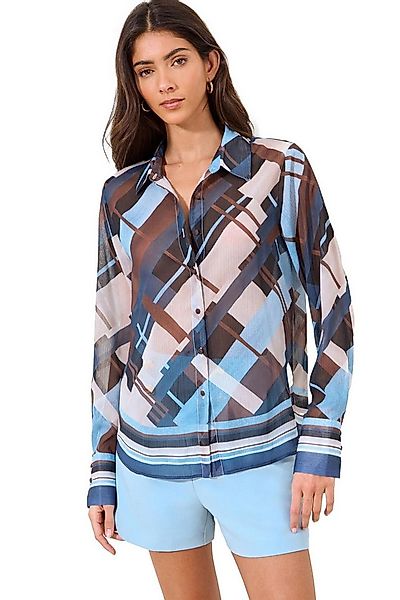 LIPSY Hemdbluse Lipsy Bedruckte Chiffonbluse, Regular (1-tlg) günstig online kaufen