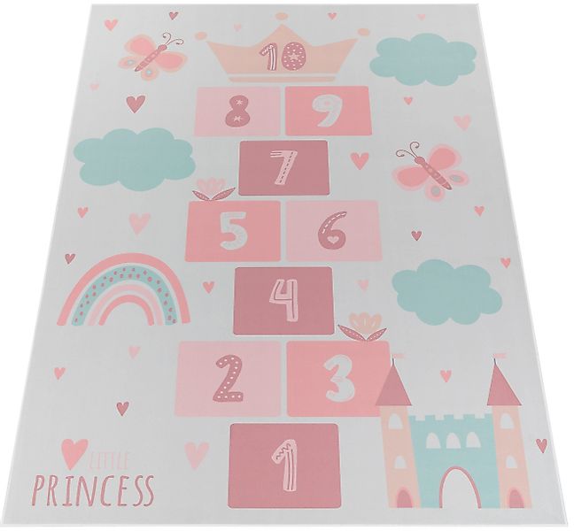 Paco Home Kinderteppich »Bino 585«, rechteckig, 4 mm Höhe, Spielteppich, Ku günstig online kaufen