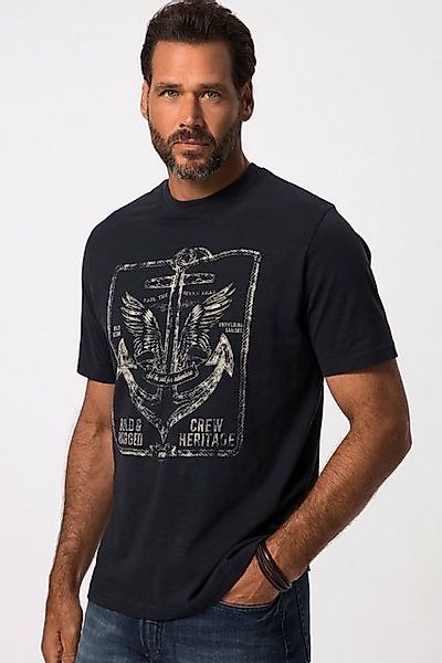 JP1880 T-Shirt T-Shirt Halbarm Rundhals ANKER Brustprint bis 8 XL günstig online kaufen