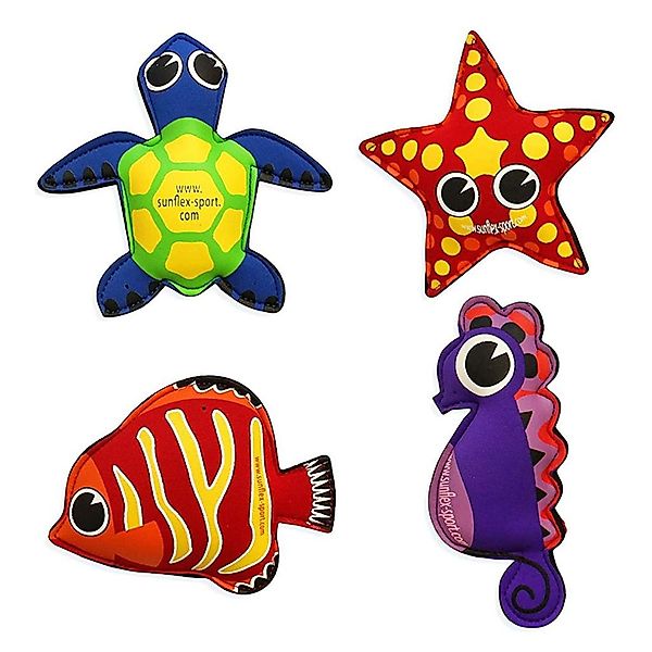 Sunflex Badespielzeug Plash Puppies Wasserspieltier 4er günstig online kaufen