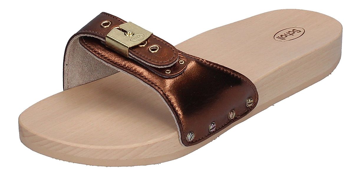 Scholl PESCURA FLAT Pantolette Bronze günstig online kaufen