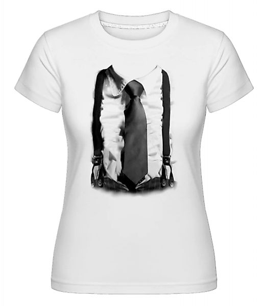 Hosenträger Und Krawatte · Shirtinator Frauen T-Shirt günstig online kaufen
