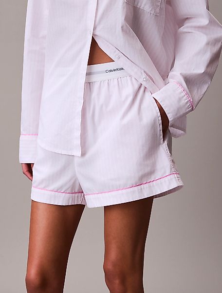 Calvin Klein Underwear Schlafshorts "V DAY POPLIN SHORT" Mit elastischem Bu günstig online kaufen
