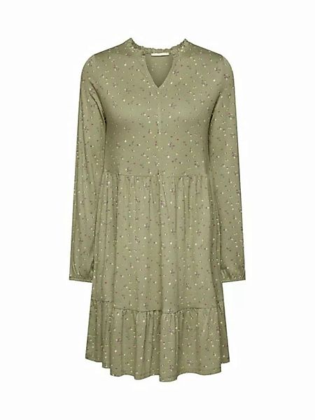 edc by Esprit Minikleid Gemustertes Kleid, LENZING™ECOVERO™ günstig online kaufen
