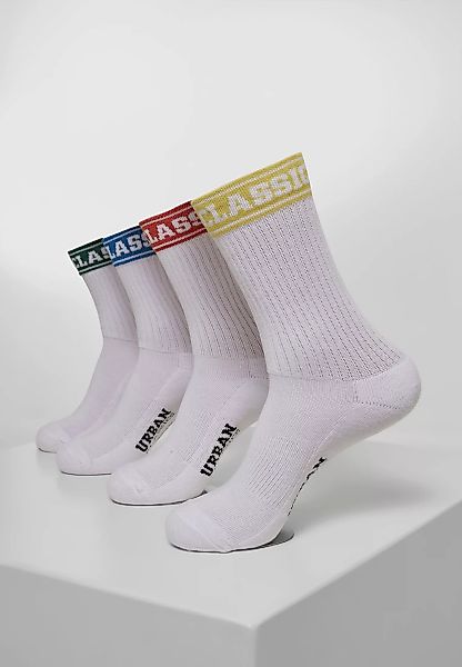 URBAN CLASSICS Freizeitsocken "Accessoires Short Sporty Logo Socks Coloured günstig online kaufen