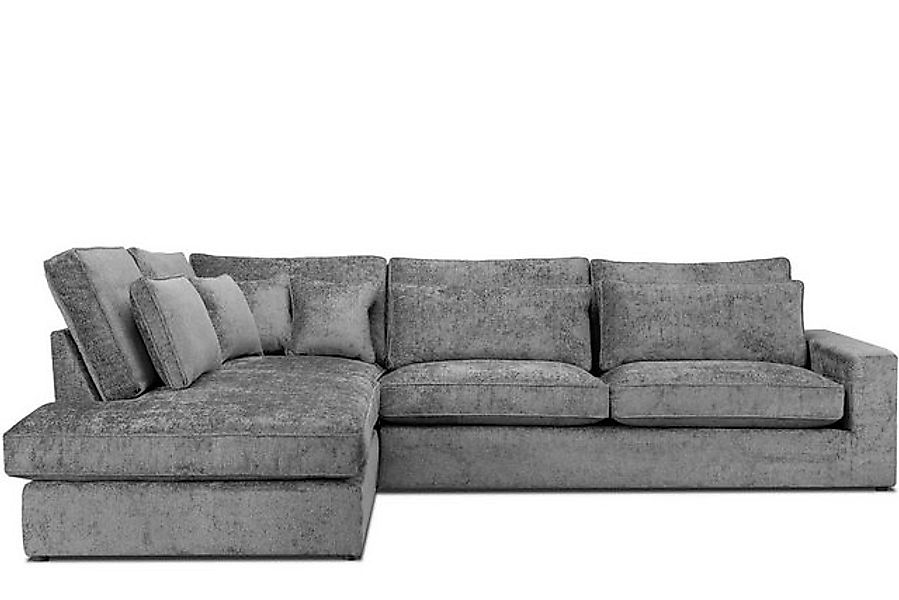 KONSIMO® Ecksofa Linke Ecke IMPERA, moderne große Ecke, inklusive dekorativ günstig online kaufen