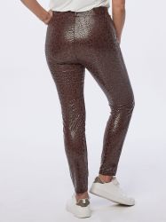 MONACO blue Lederimitathose Leggings koerpernah in günstig online kaufen