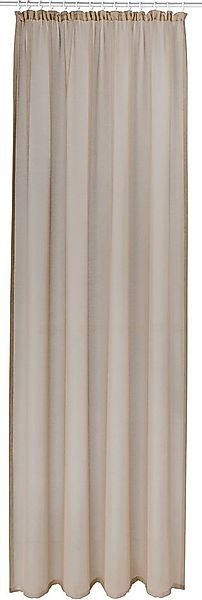 OTTO home Gardine TENDER (1 St), Kräuselband, halbtransparent, Leinen Optik günstig online kaufen