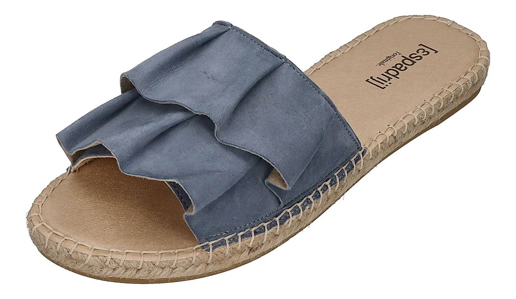 espadrij l´originale PLAGE VOLANT Pantolette grey günstig online kaufen