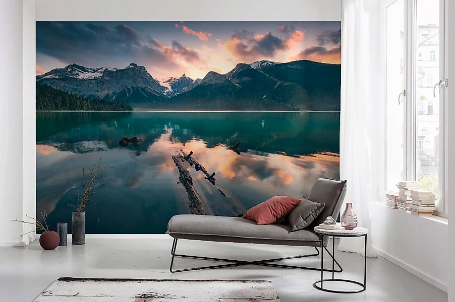 Vlies Fototapete Burning Emerald 450x280 cm günstig online kaufen