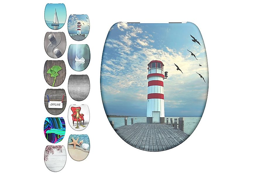 Schütte WC-Sitz Segeln, bruchsicher und kratzfest, Absenkautomatik, Standar günstig online kaufen