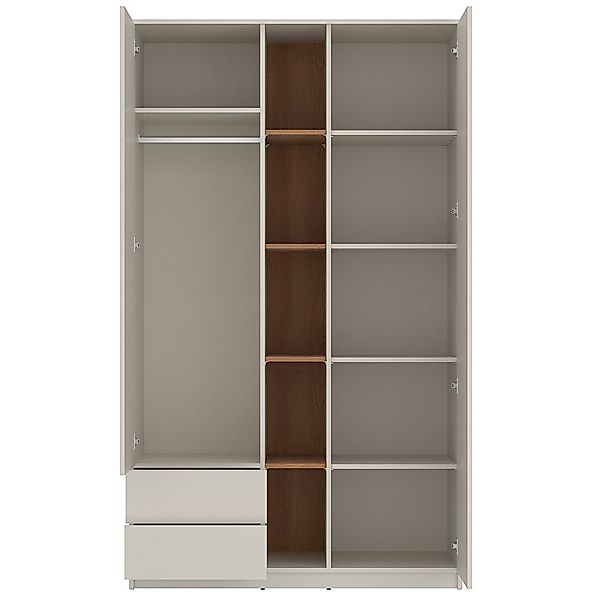 Lomadox Kleiderschrank FIER-129 Kaschmir mit Eiche, günstig online kaufen