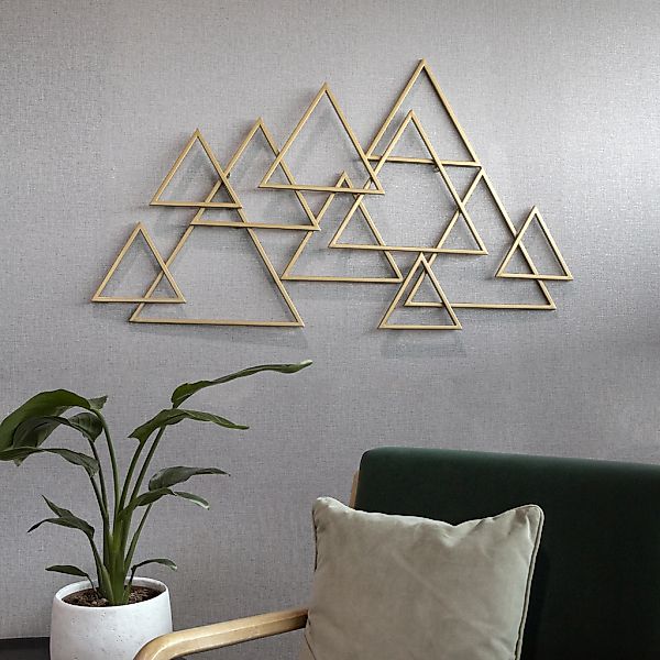 Art for the home Wandbild "Modern Geo", Art-Landschaft, (1 St.), ration Met günstig online kaufen
