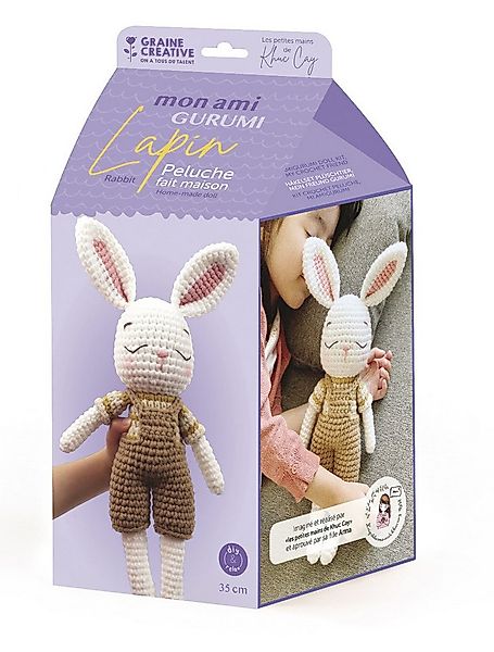 Graine Creative Kreativset DIY Häkelset für Puppe "kaninchen", (1-tlg), Mit günstig online kaufen