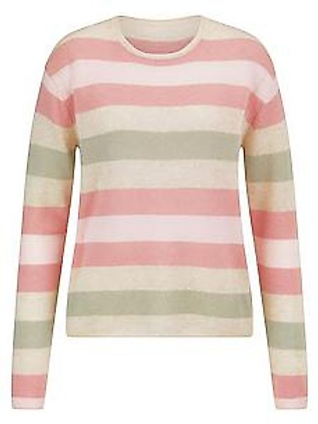 Rundhals-Pullover aus 100% Kaschmir Peter Hahn rosé günstig online kaufen