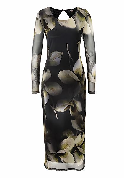 Aniston CASUAL Maxikleid, mit großflächigen Batik-Blüten bedruckt - NEUE KO günstig online kaufen