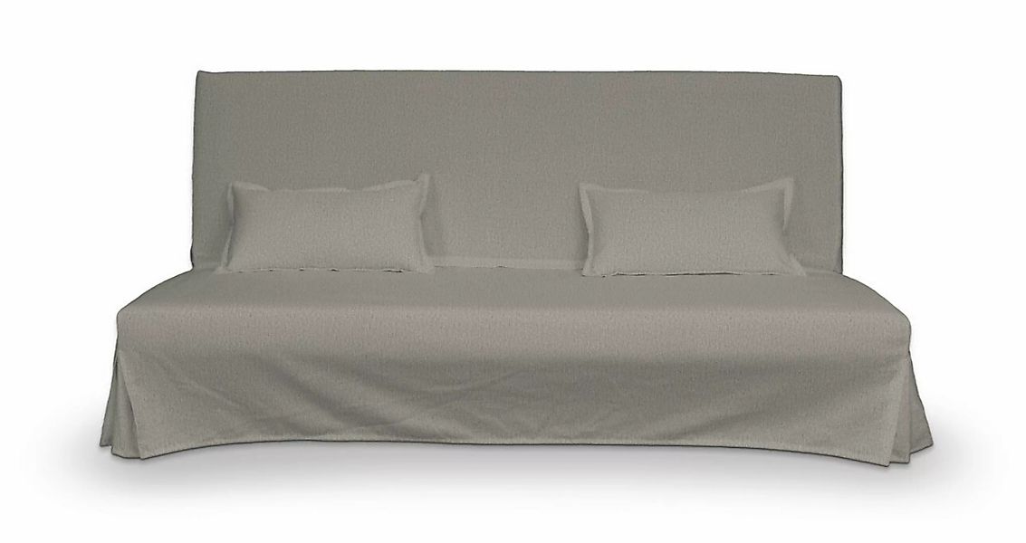 Bezug für Beddinge Sofa, lang mit zwei Kissenhüllen, grau, Bezug für Beddin günstig online kaufen