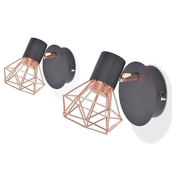 vidaXL Wandleuchte Wandleuchten 2 Stk. E14 günstig online kaufen