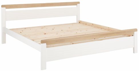 Home affaire Massivholzbett ""CAPRE" im skandinavischem Landhausstil" in ve günstig online kaufen