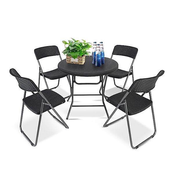 Sekey Garten-Essgruppe 5-teilig Essgruppe Gartenmöbel-Set für günstig online kaufen
