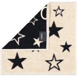 Cawö Seiftücher 3er Pack Christmas Edition Sterne 792 - Farbe: natur-schwar günstig online kaufen