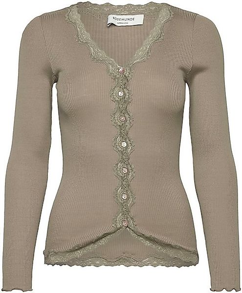 rosemunde Strickjacke Babette Silk Cardigan wunderschöner Vintage-Spitzenbe günstig online kaufen