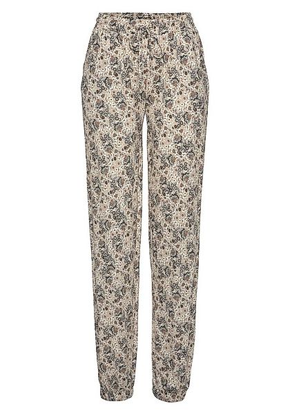 Vivance Jerseyhose mit Blümchendruck und Taschen, Sommerhose, elastisch günstig online kaufen
