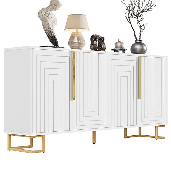 i@home Sideboard, Mit goldene Griffe und günstig online kaufen
