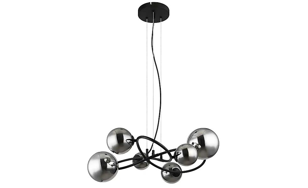 Globo Lighting Pendelleuchte  Riha ¦ schwarz ¦ Maße (cm): B: 62,2 H: 120 T: günstig online kaufen