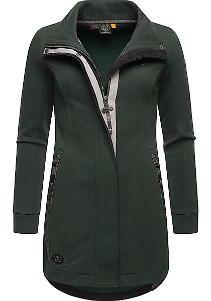 Ragwear Sweatjacke "Letrice", Sportliche Zip-Jacke mit hohem Kragen günstig online kaufen
