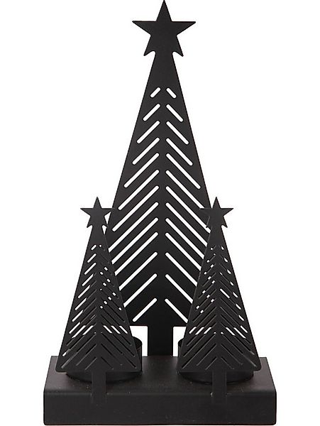 Trend Line Kerzenhalter Kerzenhalter Tannenbaum mit Stern Metall 22 x 13 günstig online kaufen
