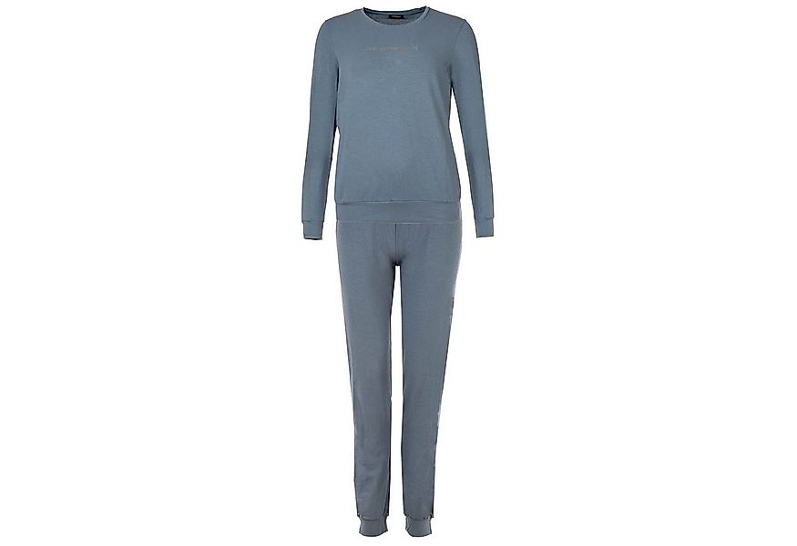 Emporio Armani Pyjama Damen Pyjama Baumwolle Essential Studs Logo (2 tlg) günstig online kaufen