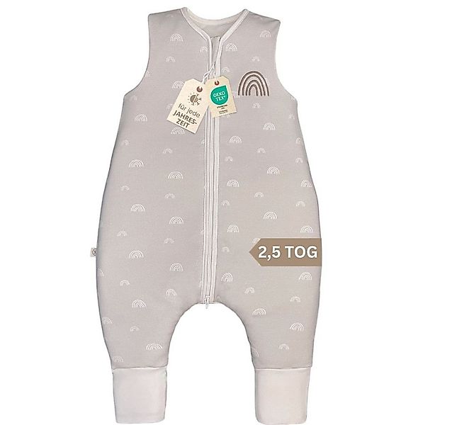 DIKOS Babyschlafsack Babyschlafsack mit Füßen 2,5 TOG REGENBOGEN günstig online kaufen