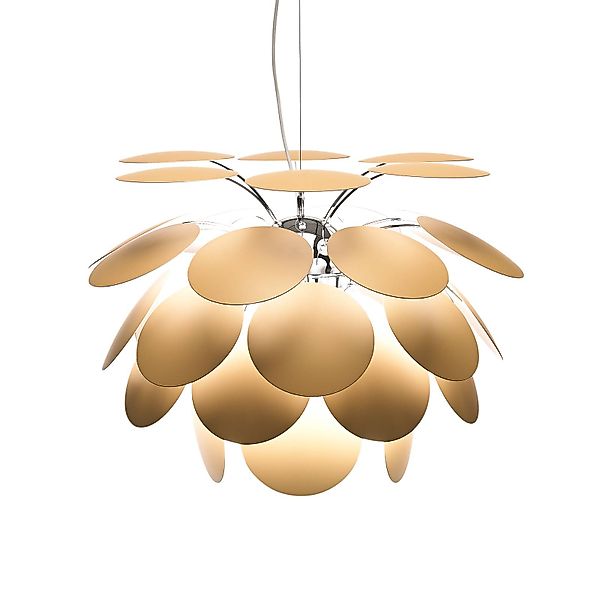 MARSET Discocó Pendellampe Ø 35 cm beige matt günstig online kaufen