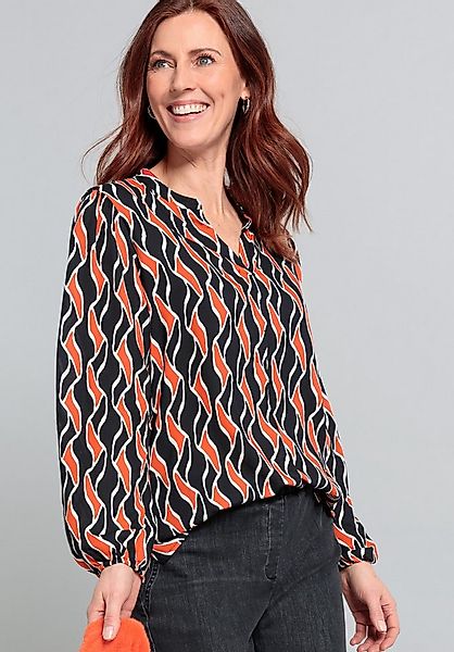 bianca Druckbluse ADINA mit grafischem Allover-Print in Trendfarben günstig online kaufen