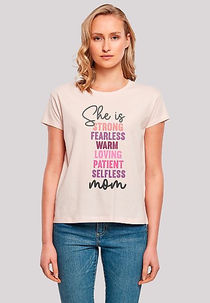 F4NT4STIC T-Shirt "Mothers Day Strong & Fearless Mom Inspirational Quote", günstig online kaufen