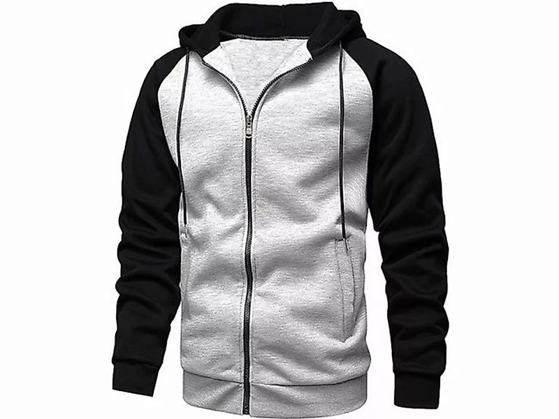 KIKI Sweatblazer Hoodie Kapuzenjacke Herren Track Jacket Hooded Sweatshirt günstig online kaufen