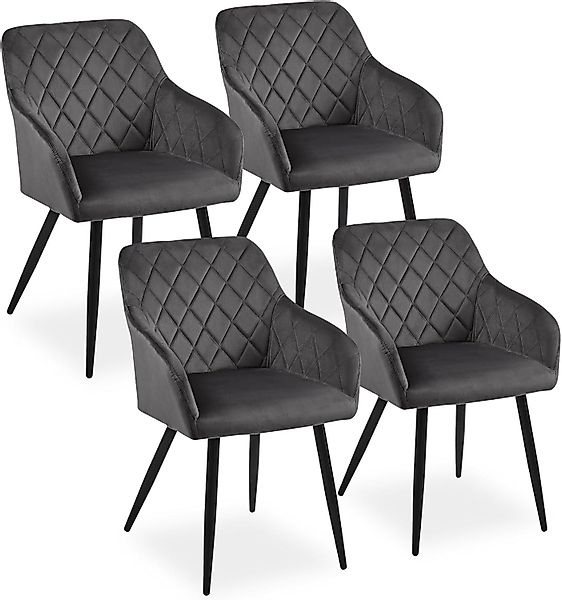 Ofcasa Esszimmerstuhl Gepolsterter Küchenstühle (4er Set), günstig online kaufen