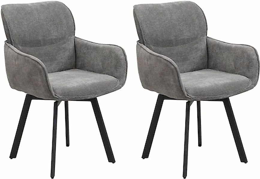byLIVING Esszimmerstuhl »Rico« (Set) 2 Stk.360 Grad drehbar in verschiedene günstig online kaufen