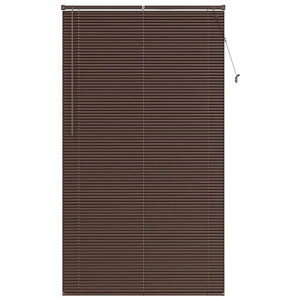 vidaXL Venetianer Jalousie Dunkelbraun mit Muster 213 x 120 cm PVC 42003805 günstig online kaufen