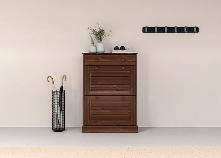 Home affaire Schuhschrank "Liotta" Mit 2 Klappen und 1 Schublade günstig online kaufen