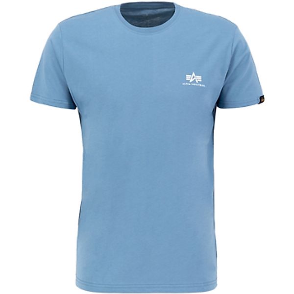 Alpha  T-Shirt Basic T Small Logo - airforce blue günstig online kaufen
