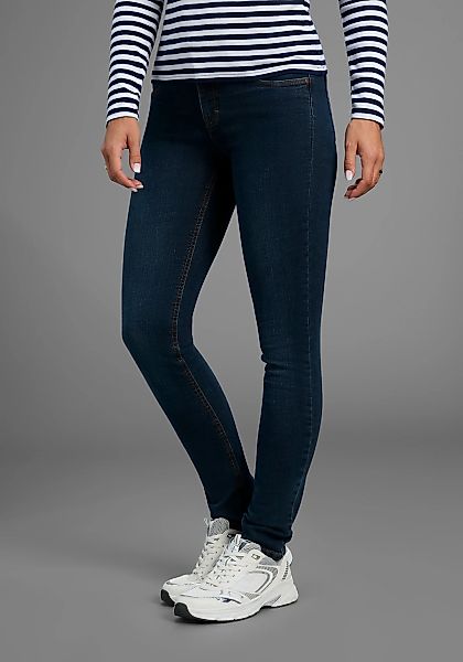 Arizona Slim-fit-Jeans "Bund mit seitlichem Gummizugeinsatz" schmale Passfo günstig online kaufen