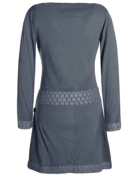 Vishes Tunikakleid Langarm Shirt Kleid Jersey günstig online kaufen