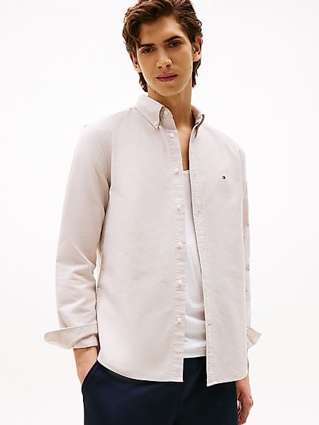 Tommy Hilfiger Langarmhemd SOLID HERITAGE OXFORD günstig online kaufen