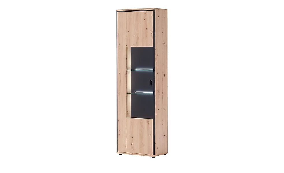 uno Vitrine  Argon ¦ holzfarben ¦ Maße (cm): B: 63 H: 210 T: 38.0 Schränke günstig online kaufen