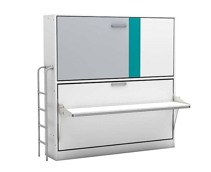 Multimo Klappbett Multimo SMART Etagenbett mit Schreibtisch / Kinderbett / günstig online kaufen