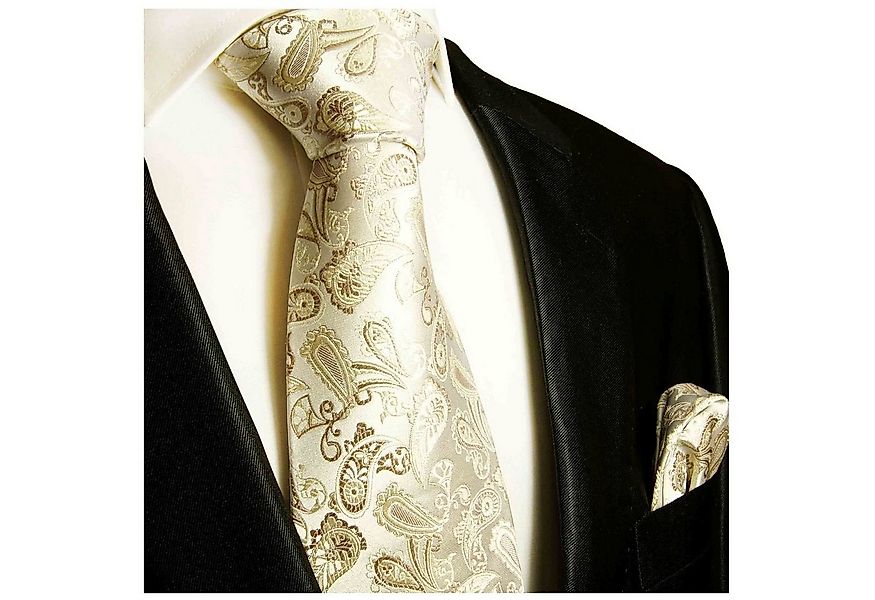 Paul Malone Krawatte Seidenkrawatte und Tuch Hochzeit Herren Schlips paisle günstig online kaufen