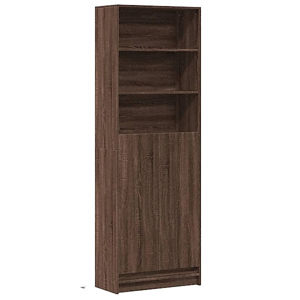 vidaXL Highboard mit LED-Beleuchtung Braun Eichen-Optik 69x32,5x200 cm 3307 günstig online kaufen