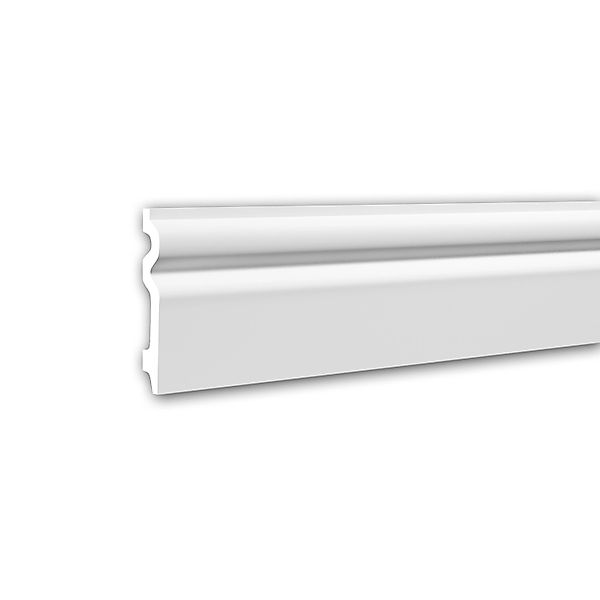 PROFHOME 153109 Sockelleiste Fußleiste Stuckleiste aus Polyurethan 2 m 200 günstig online kaufen